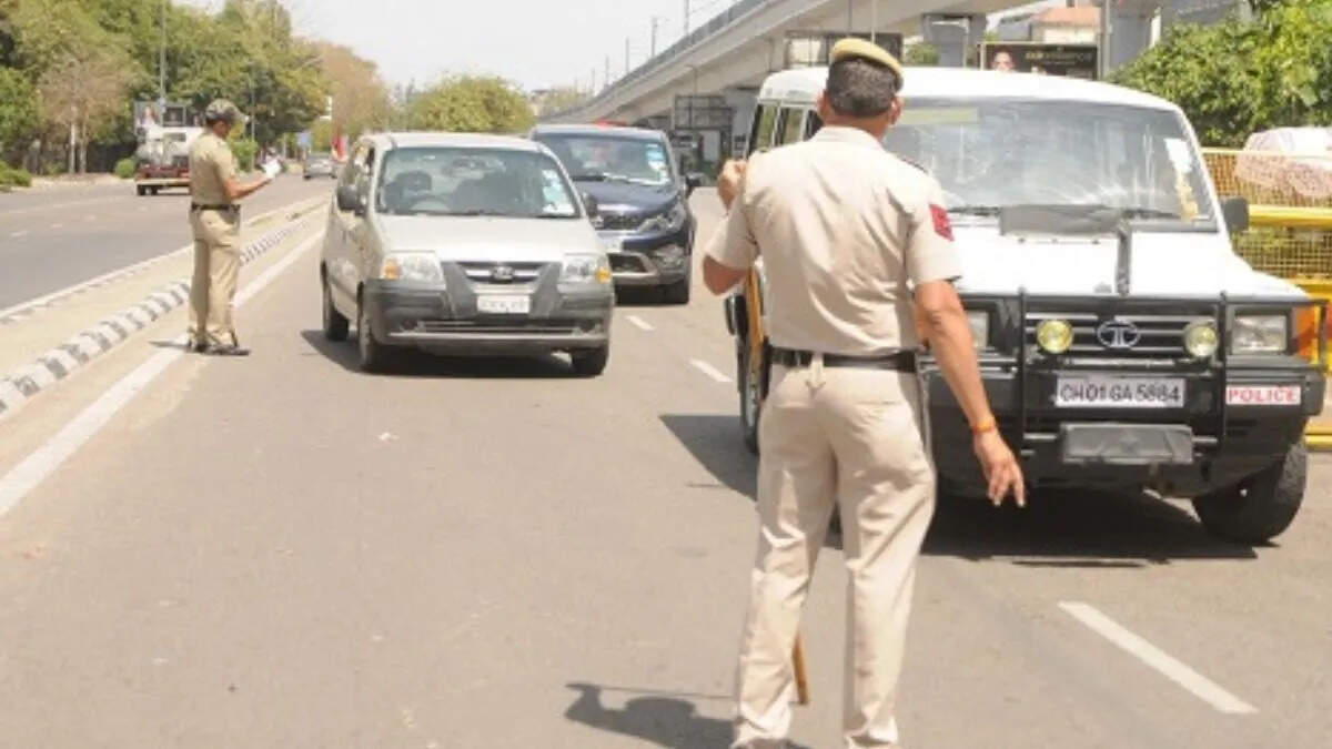 During vehicle checks in Bhopal, the woman accused two policemen of abuse and assault