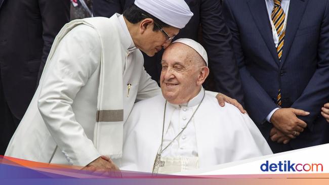 Minister of Religion Nasaruddin’s mourning pope Francis has died: his services are memorable