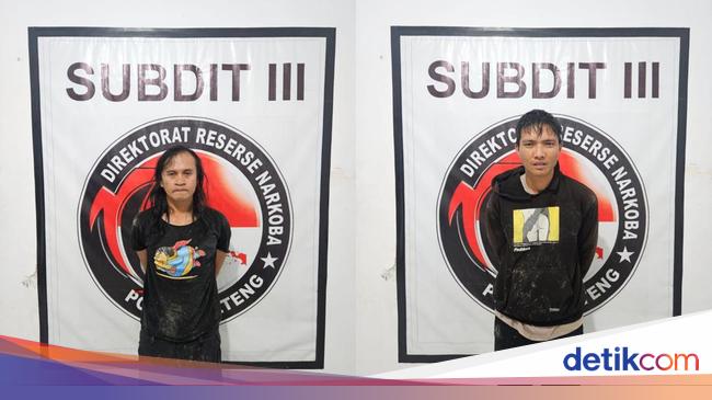 The incidence of 2 methamphetamine dealers arrested in Donggala Central Sulawesi