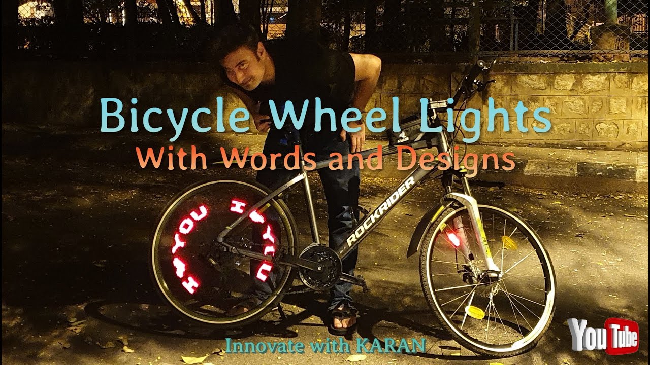 Bicycle Wheel Lights With Some Words – Smart Gadget Reviews – ryan