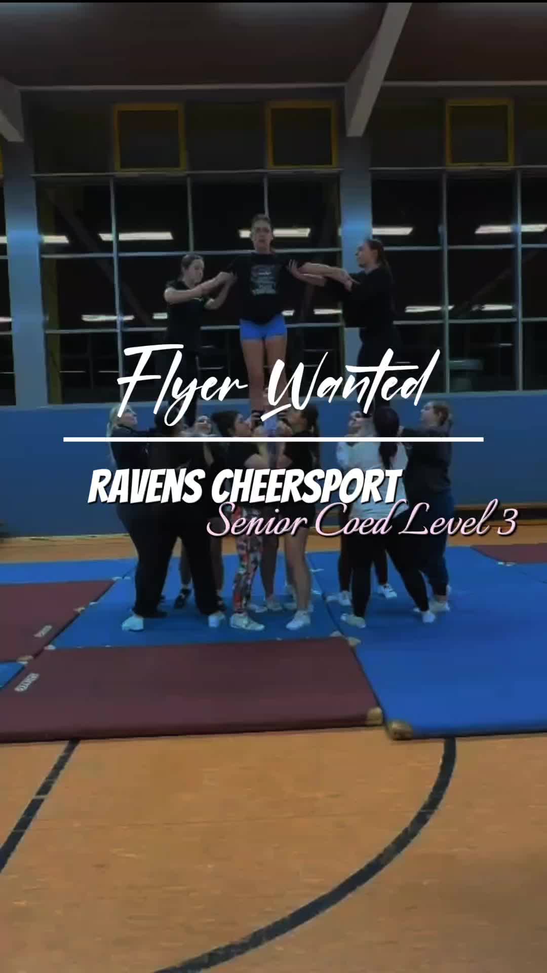 Flyer gesucht Unser Ravens Cheer Team Eclipse braucht Verstärkung! D… – ryan