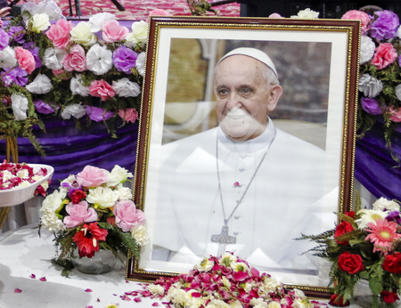 Three days that mourn in India about the death of Pope Francis