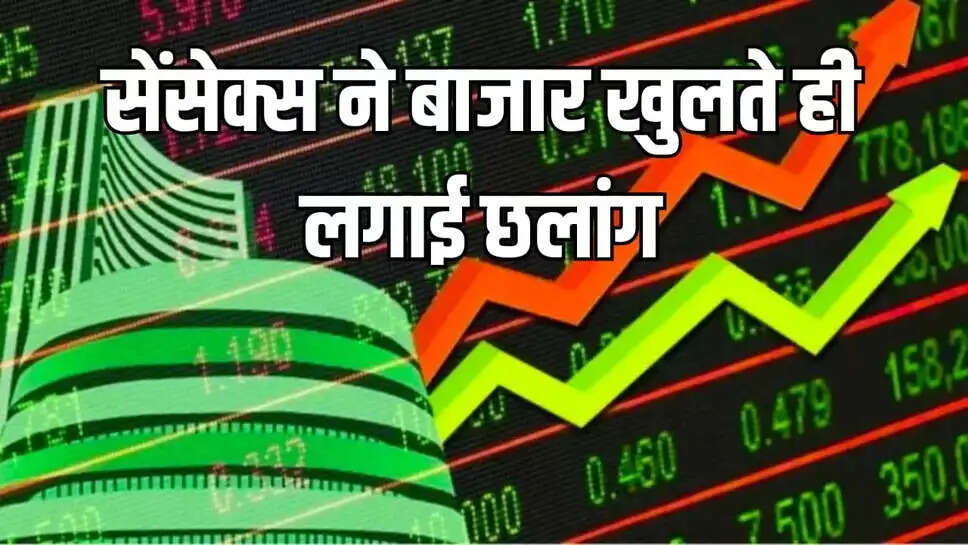 Between the uphill and downhill, the market opened in the green mark, 200 points climbed Sensex, Nifty near 24.200
