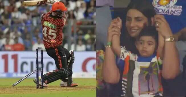 MI vs SRH Highlights: Jaspreet Bumrah flew the flying poles of Henrik Klassen, so it was worth seeing Angad’s cute response to the mother’s lap sitting