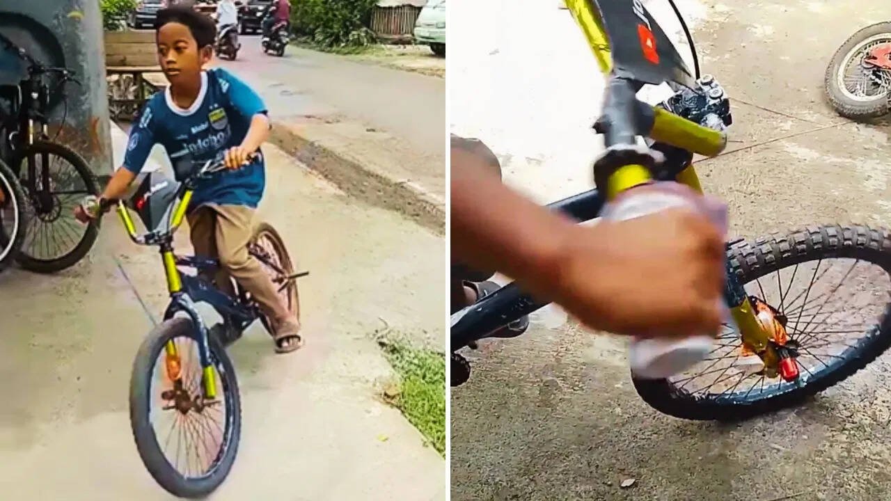 Viral: Such a jugaad has collided in a bicycle, people said, ‘Children of China is also incredible’