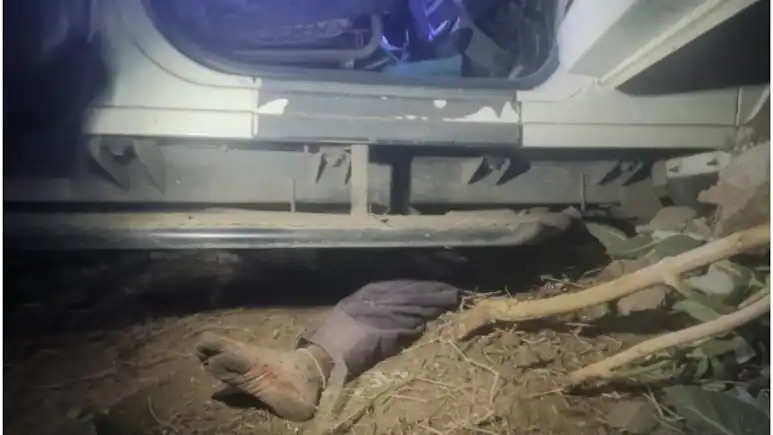 Painful road accident in Rajasthan, Camperer Mother Boys grandchild dragged up to 100 feet after accident