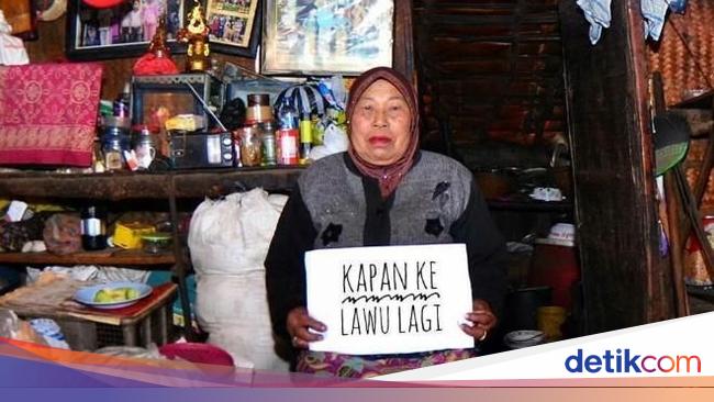Innalillahi, Mbok Yem, the owner of the stall at the top of Mount Lawu, has died