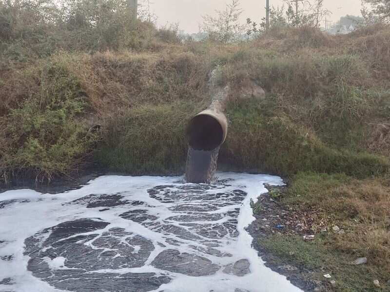 Barhi wastewater treatment plant failed again in the test, HSIIDC fined Rs 2.5 crore