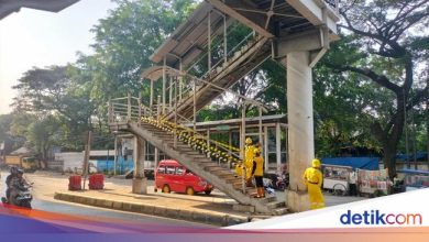 Bina Marga DKI fixes JPO Cakung immediately without a fence that is now closed