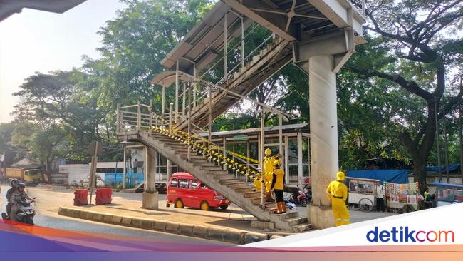 Bina Marga DKI fixes JPO Cakung immediately without a fence that is now closed