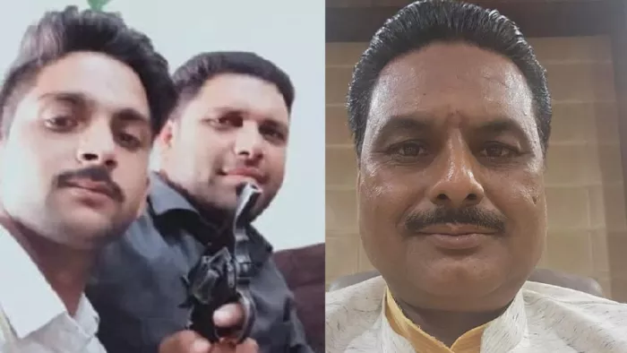 Fired on the revolver to security guards, and the BJP Regional Vision President Rajesh Singhal interspersed – BJP leader Rajesh Singhal in trouble for providing licensed revolver to private security guards
