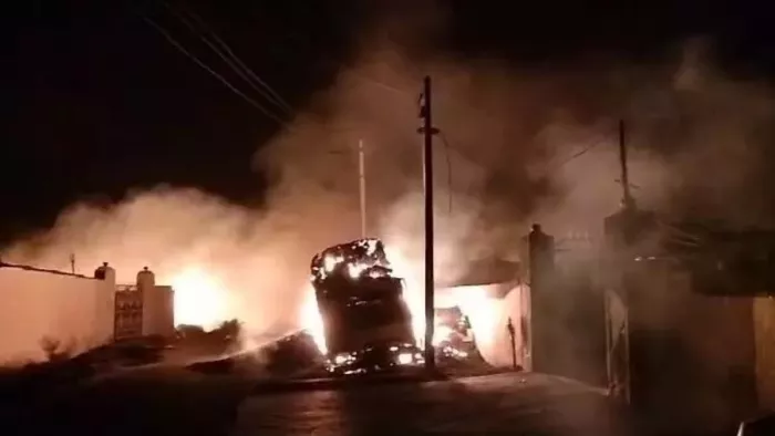 Fire fire in Gwalior, flames spread to four towns; Many people injured – Massive fire in Gwalior four injured houses that were burned after Blaze spread to villages