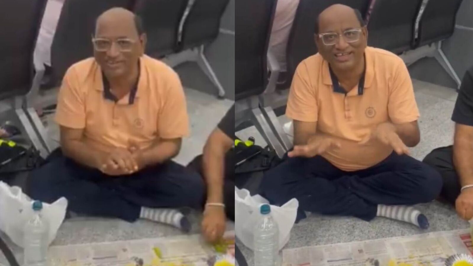 Gujarati actor enjoys ‘Khaman’ at Surat Airport -Floor before walking Bangkok flight, Netizens responds: ‘Not your home’ | Mint