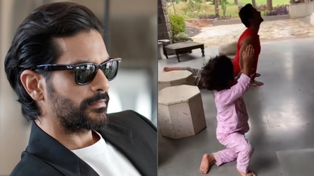 Angad Bedi got a new partner for exercise, know who is