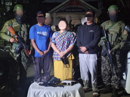 Manipur: Security forces have arrested 16 militants, weapons and ammunition