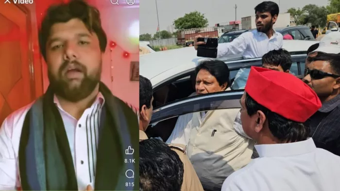 Will not leave until he breaks, Okendra Rana took responsibility for the attack on SP MP Suman’s convoy -Karni Sena Okendra Rana takes the responsibility of Attck at Samawadi Party MP Ramjilal Suman