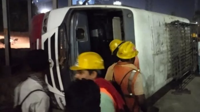 Odisha News: Dulunga is a major accident due to the reverse bus, 1 dead and 6 injured – bus overturned in Dulanga coal mine one death and six injured workers created Ruckus