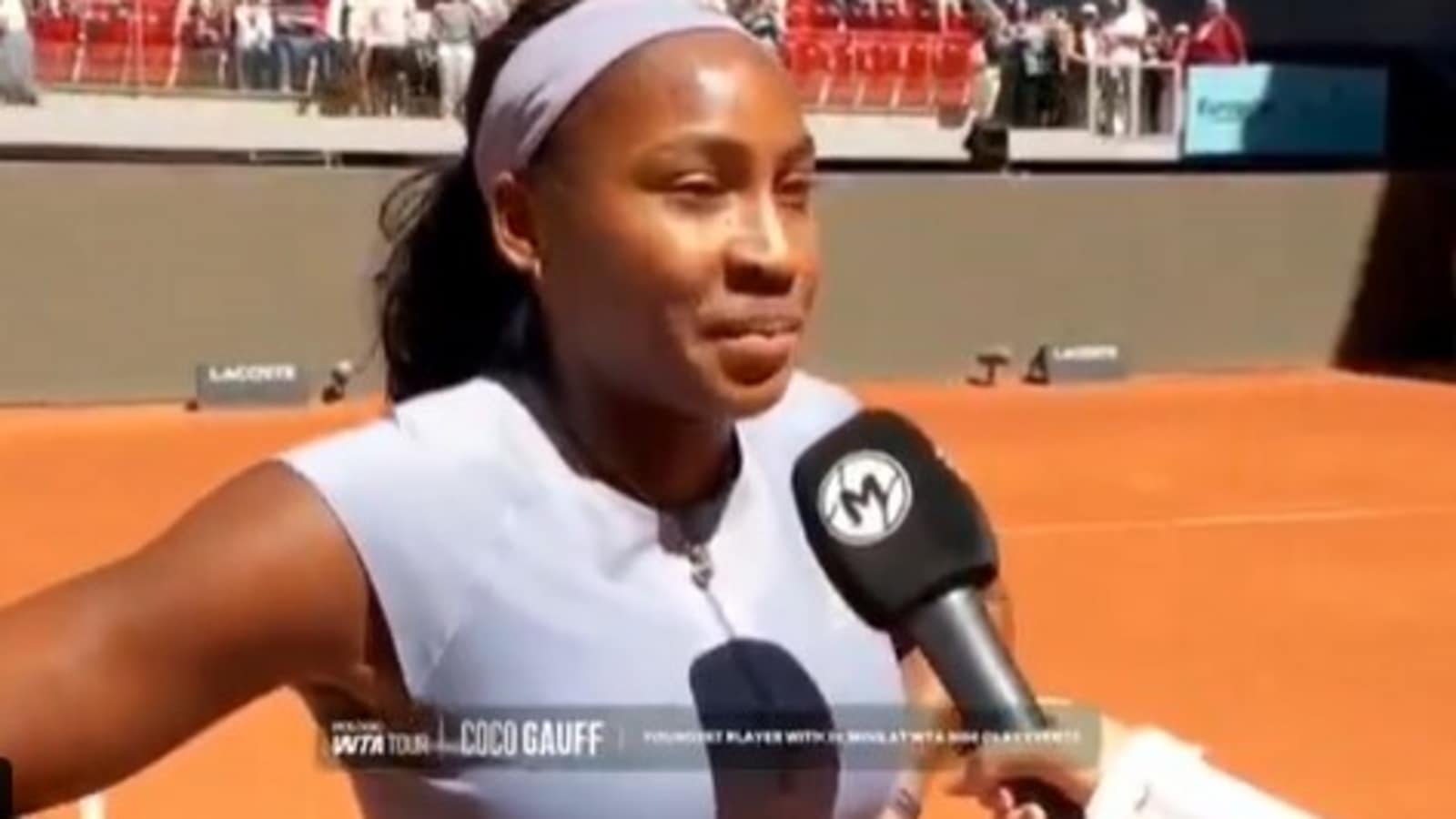 Viral video shows the exact moment of Spain, Portugal power failure; Mic goes down at Madrid Open during interview | Watch | Today news