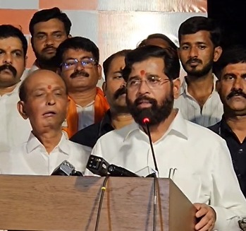 Brick from Pakistan will be replaced by stone and blood is taken out of blood: Eknath Shinde