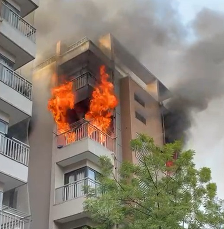 Ahmedabad’s Atrea Orchid Society caught fire, a short circuit feared