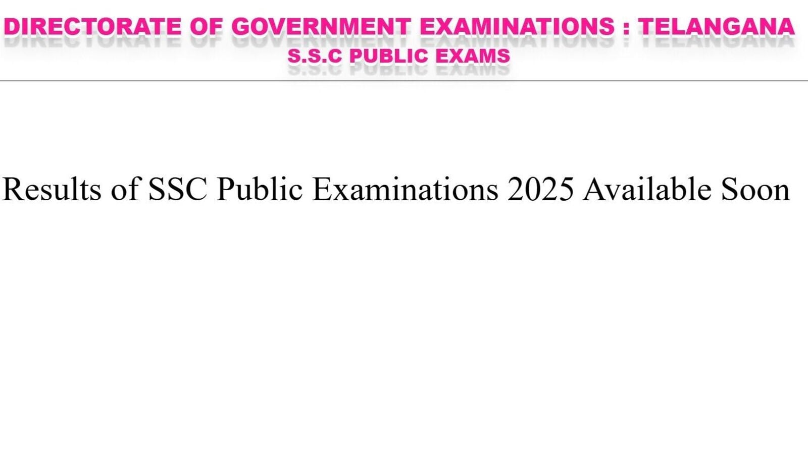 TS SSC Results 2025 Live: Class 10th Telangana board marks memo to be on bse.telangana.gov.in at 1pm; How to check | Today news