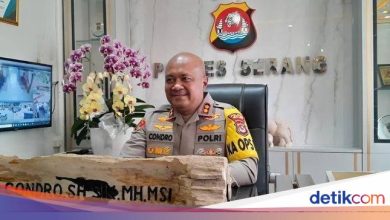 The car’s car is clean, the man in Serang was arrested by police