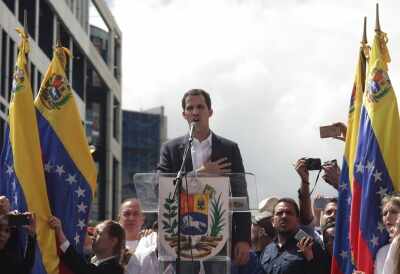 The Opposition Party of Venezolan dissolved the interim government in parliament