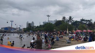 The second day of Eid, Ancol, was visited by 55 thousand people until this afternoon