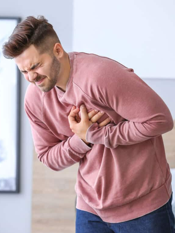 Be careful if you have chest pain