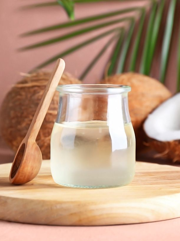 Coconut oil healed in winter
