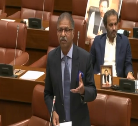 We will die of hunger, the water bomb hanging on us will have to neutralize: Pak Senator