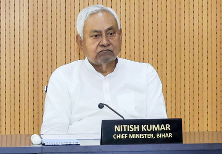 The Chief Minister of Bihar, Nitish Kumar