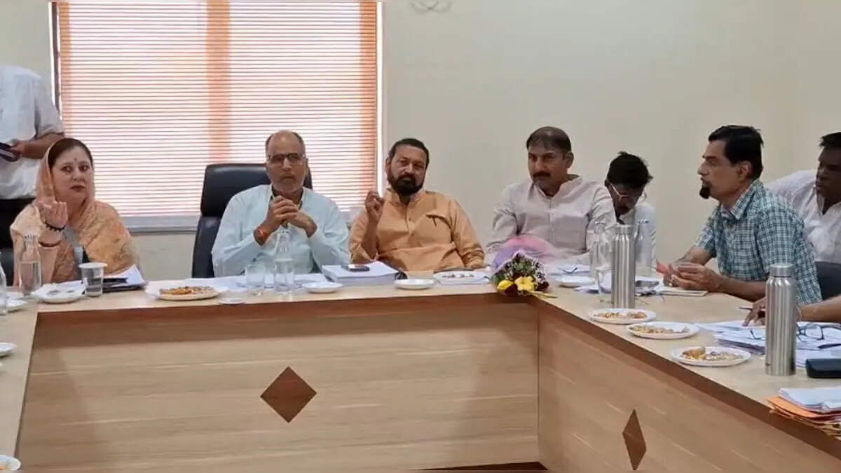 Minister Kanhaiyalal Chaudhary reprimanded the officials, heard in the video, the Doodle will be strict on the employees