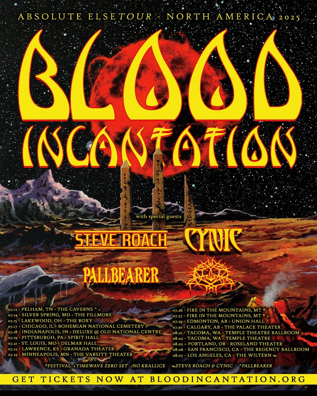 Blood Incantation Announcing Summer 2025 North American Tour – ryan