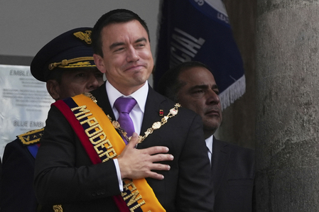 Special Messenger of XI Chinfing participated in the curse of the President of Ecuador