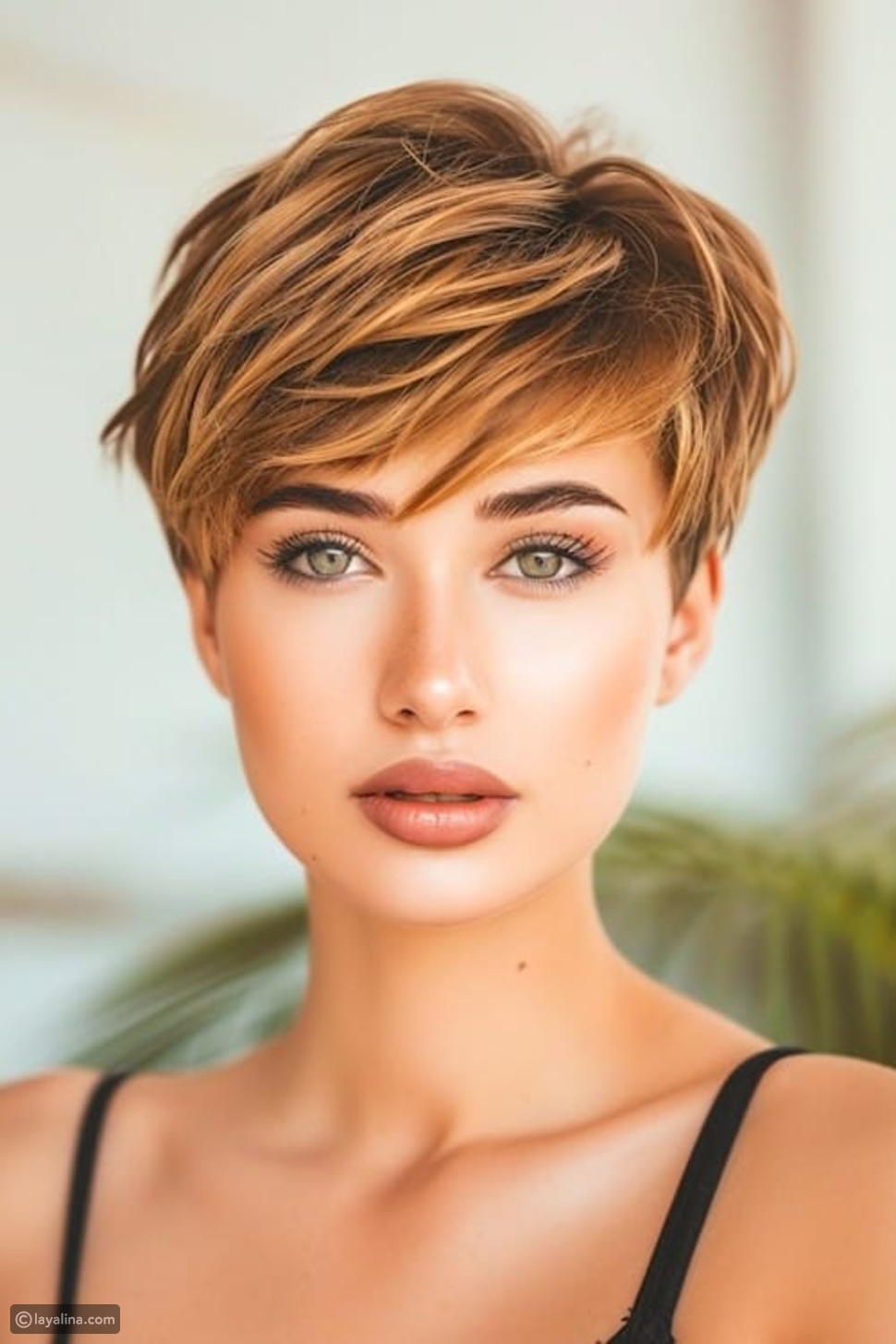 أجمل قصات شعر قصير مدرج فرنسي – ryan