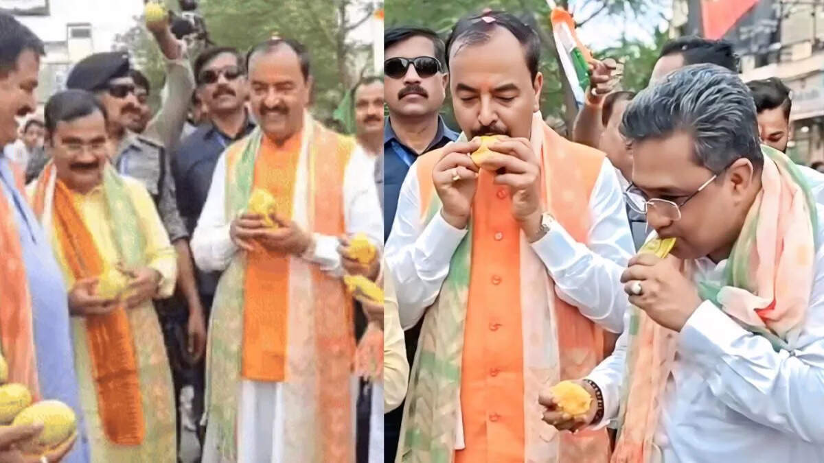 Up Deputy CM stopped the convoy after seeing mangoes bought the whole hand for workers