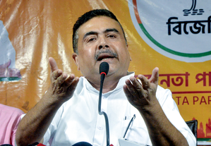Shubhendu Adhikari repeated the question of deployment of central powers in Bengal