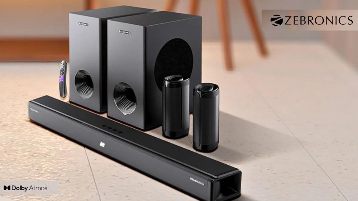 Which Dolby Atmos Zebronics Home Theater is good for 65 inch TV? Know more with 5 best sound systems