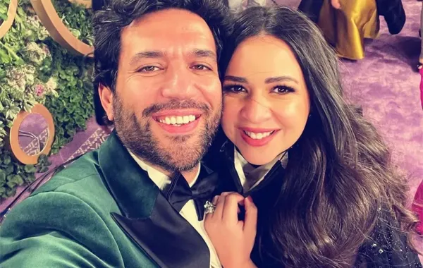 إيمي سمير غانم ترزق بمولودها الثاني وحسن الرداد يكشف الاسم