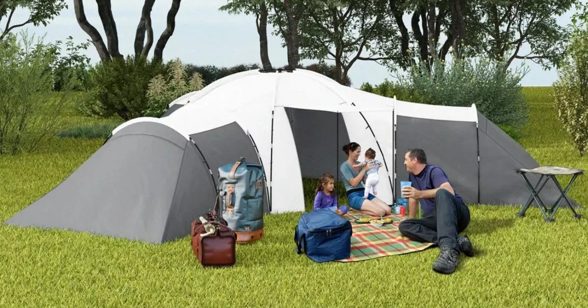water-resistant-nine-person-tent-with-‘three-bedrooms’-gets-label-slashed-by-over-100-in-sale