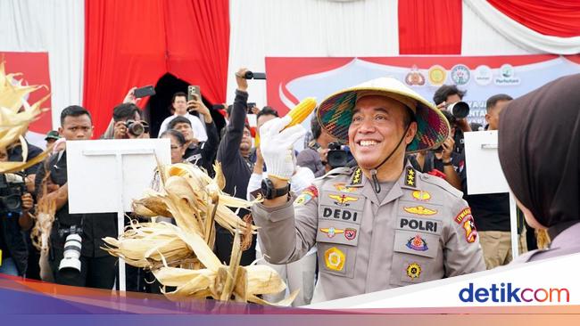 Irwasum displayed the work of the National Police Food Security Task Force, wheat production,