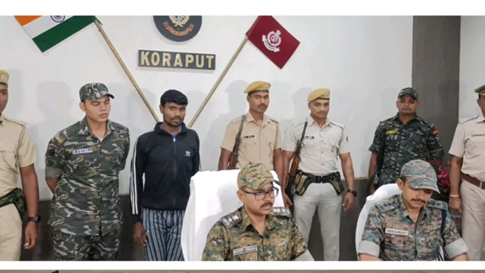 CG -News: Arrested with the notorious Maoist Hidma AK -47 in Chhattisgarh, explosives and knives have recovered security forces -Maoist Hidma was arrested with AK 47 in ChhattisGarh