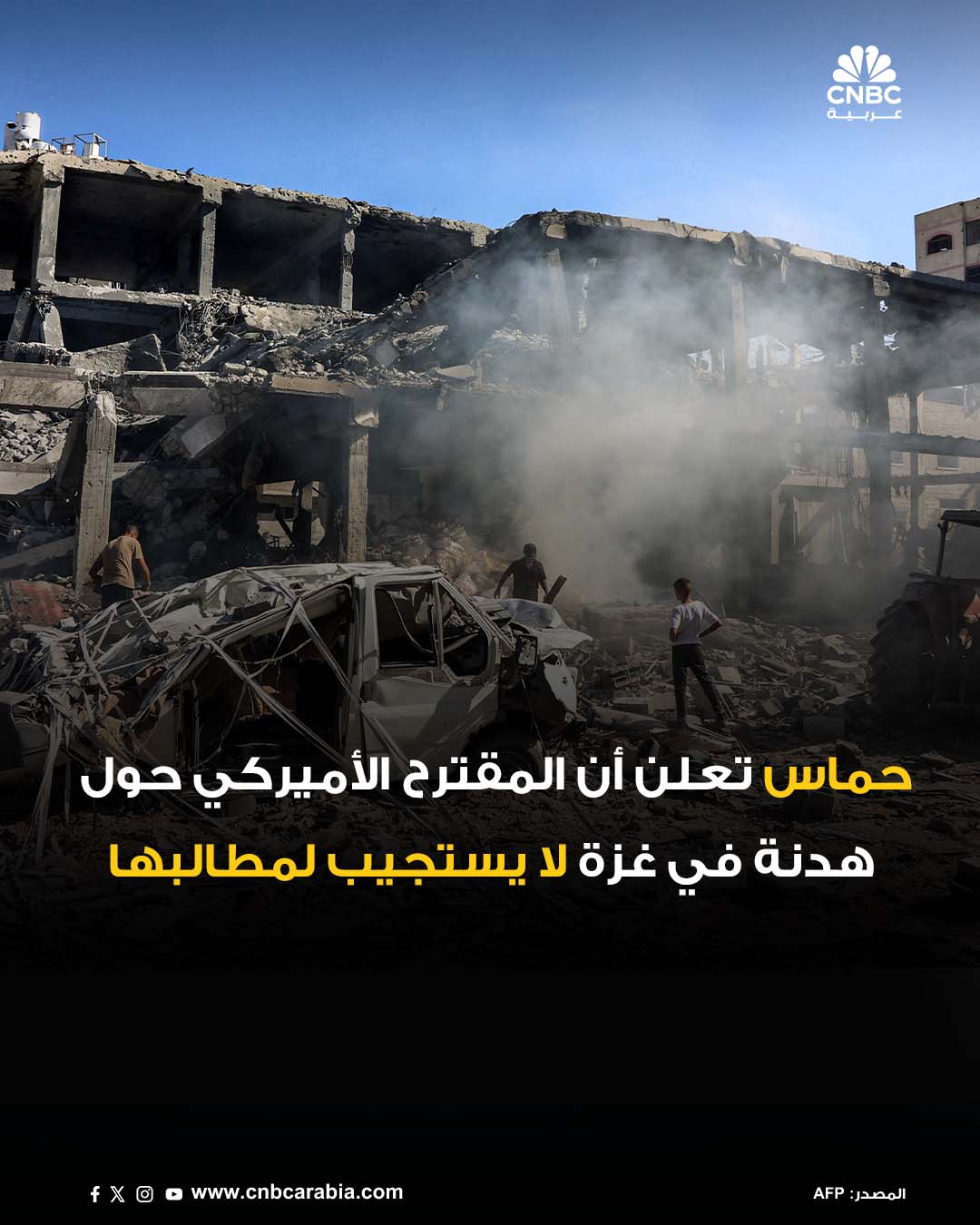حركة حماس اعتبرت أن المقترح “لا يستجيب لأي من مطالب شعبنا”، حسبما أعلن عضو المكتب السياسي…