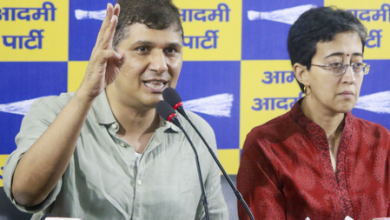 Delhi: ‘monkey’ targeted BJP’s 100 -day functioning