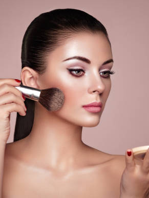 Get glowing skin from a lighter, contour