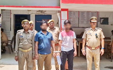 ETAWAH: Student Destruction Case Revealed in the Daylight arrested two accused, Tamancha recovered