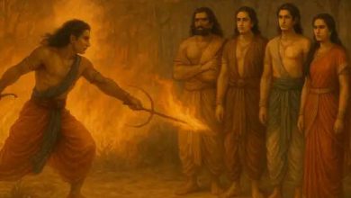 In the Mahabharata, if carna does not speak the truth, Arjuna’s life takes a snake