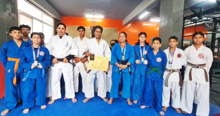 Himachal Players’ best performance during the National Kudo Championships held in Pune has won five medals