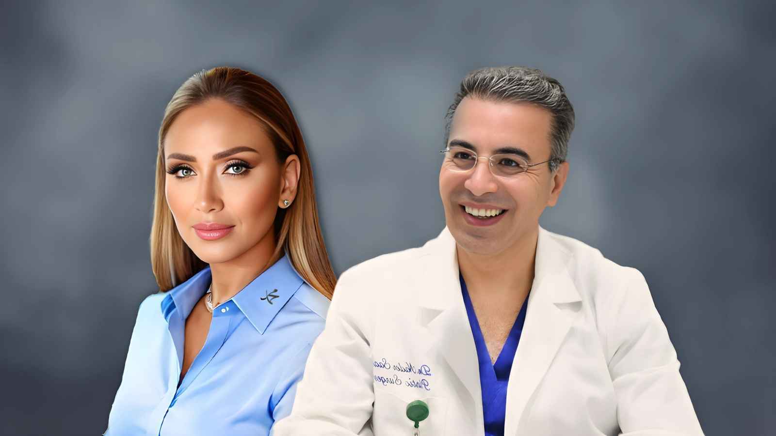 “فوشيا” ينشر أول صورة من جلسة صلح ريهام سعيد ونادر صعب